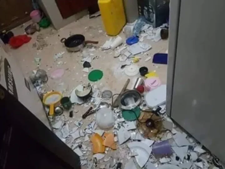 'You thought I went to cheat' - Man shocked as his one-month girlfriend destroys his apartment upon his return from a business trip