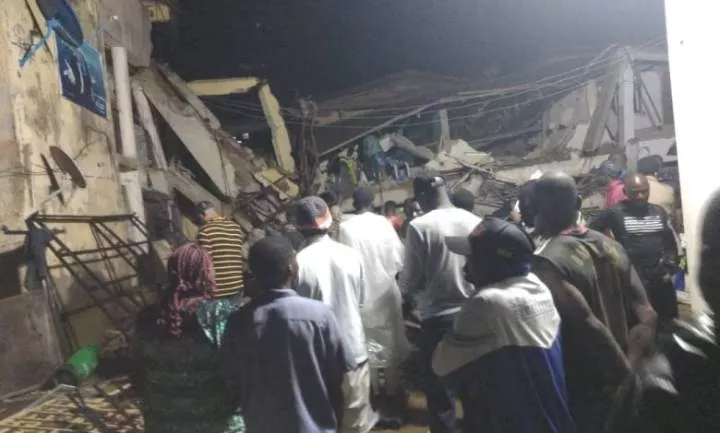 Dozens reportedly trapped as four-storey building collapse in Abuja [VIDEO]