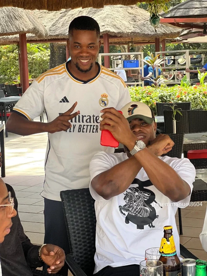 Reactions as Nwabali was spotted chilling few days after the AFCON final