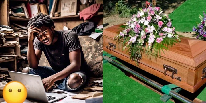 Yahoo Boy breaks down as paying client passes away in car accident