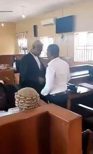 The Moment A Suspected Fake Lawyer Was Arrested Inside A Sitting Court Room In Anambra (Video)