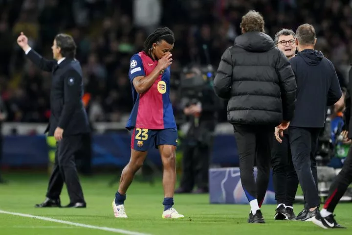 Barcelona confirm injury to key defender Kounde after Inter thriller Barcelona confirm injury to key defender Kounde after Inter thriller