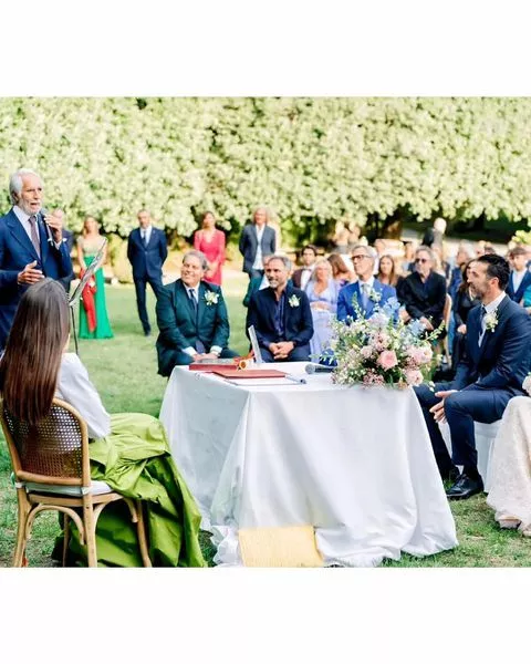 Buffon and Ilaria D'Amico's wedding