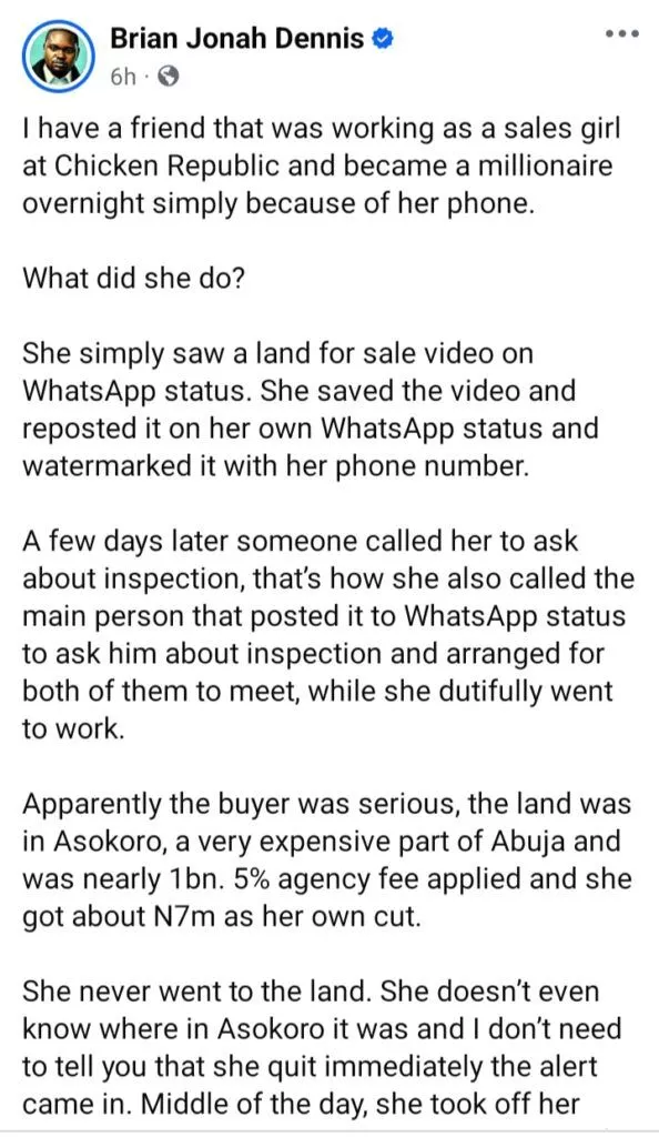 Salesgirl quits her work without informing her boss as she becomes a millionaire overnight