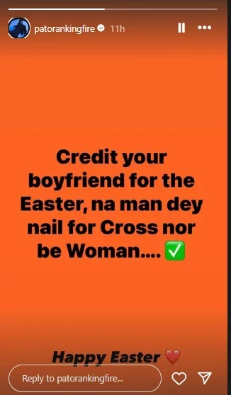 Why you should credit your man this Easter - Patoranking