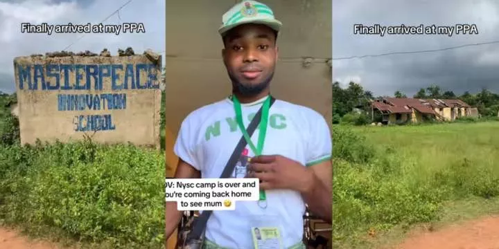Nigerian youth corps member expresses disappointment over state of his PPA