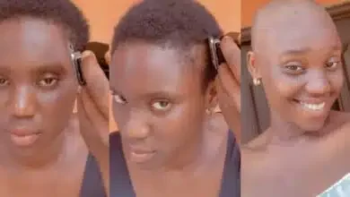 Wig vendor shaves off hair over no sales at trade fair after investing N300K