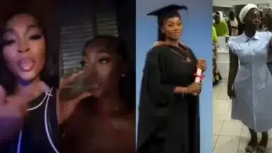 Lady shows off her lifestyle before and after committing to Christ