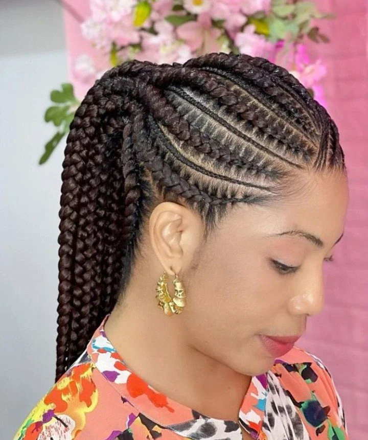 Very beautiful African braids hairstyles to try out.