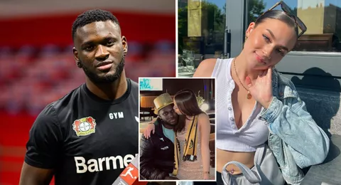 "I love you" - Victor Boniface's girlfriend says as Super Eagles striker turns 23