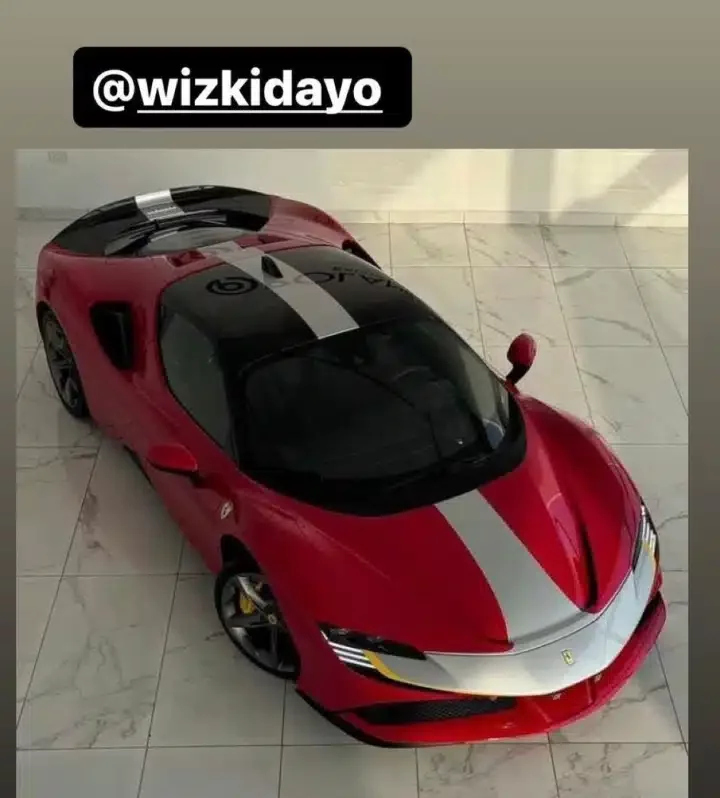 WizKid reportedly purchases brand new Ferrari SF90