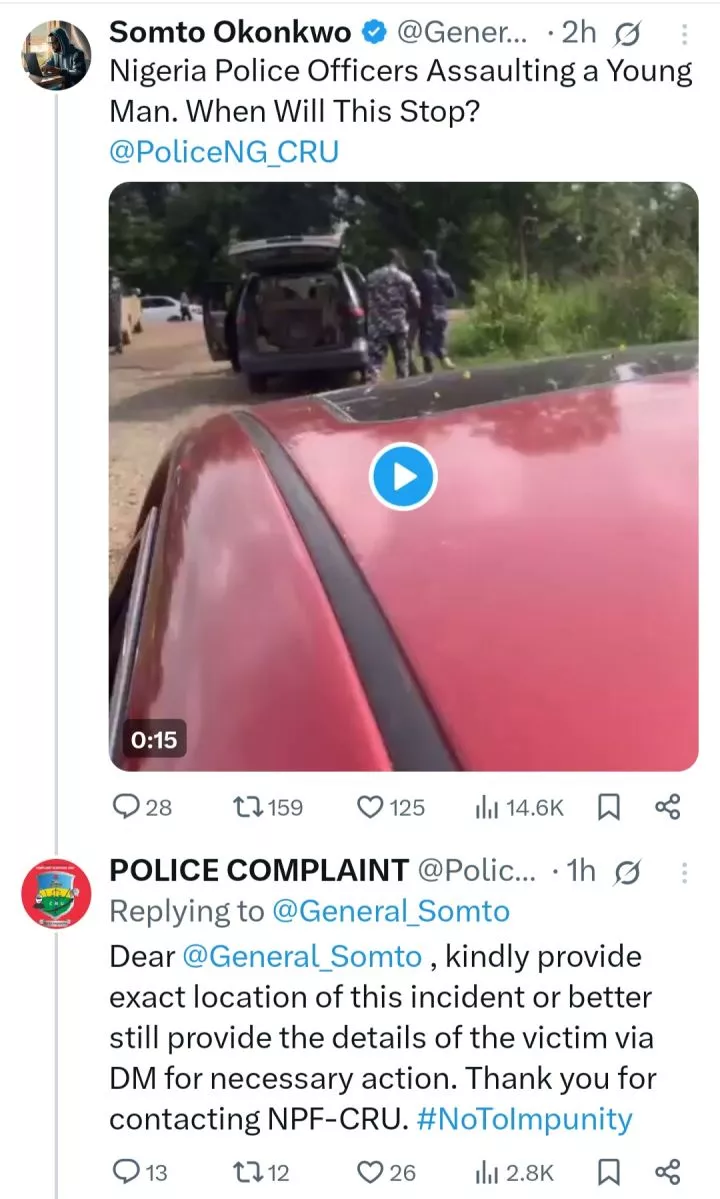 Armed police officers captured assaulting young man (video)