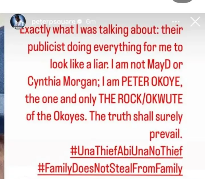 Did You Steal Or Not? - Peter Okoye Blows Hot Over Royalty Case, And Recent Allegation Of False Statement To EFCC