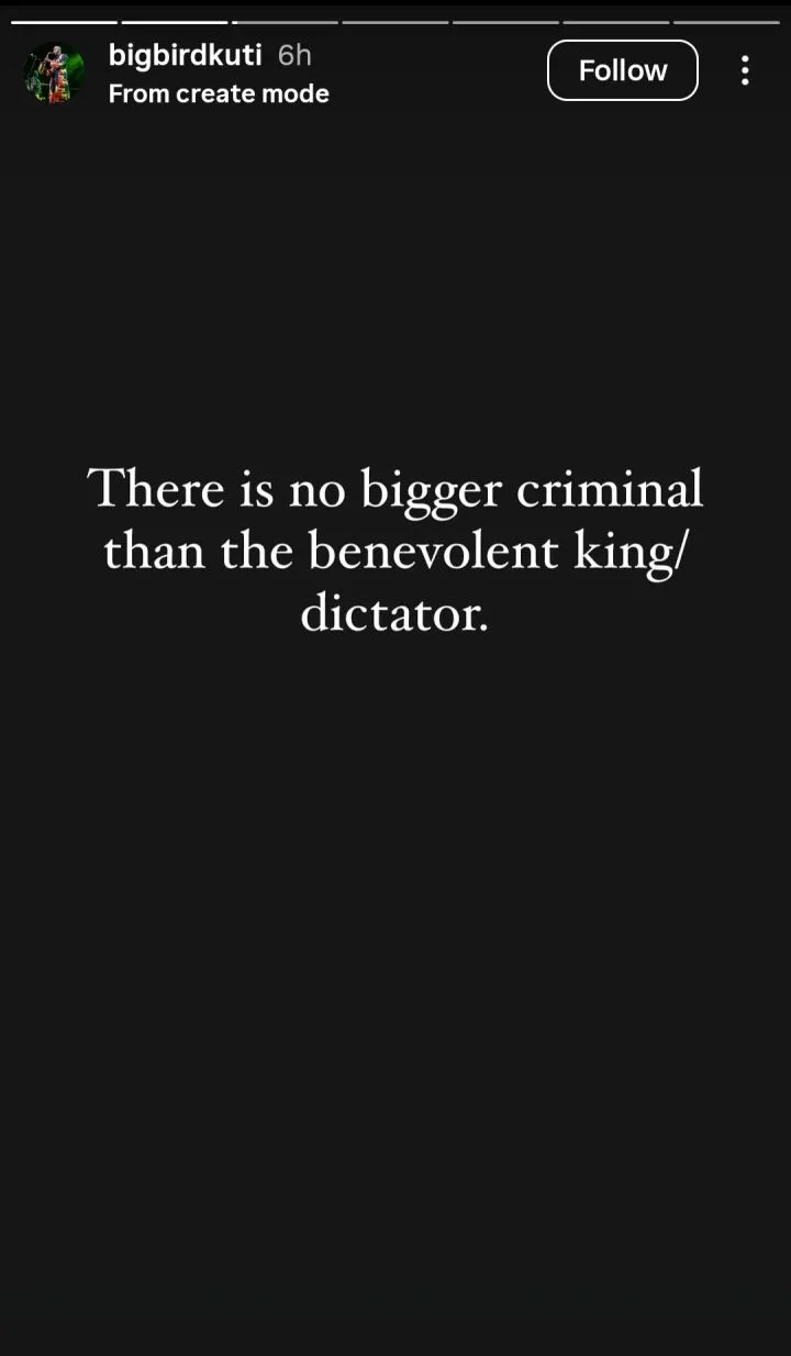Seun Kuti Shares His Thoughts On Yoruba Monarchs