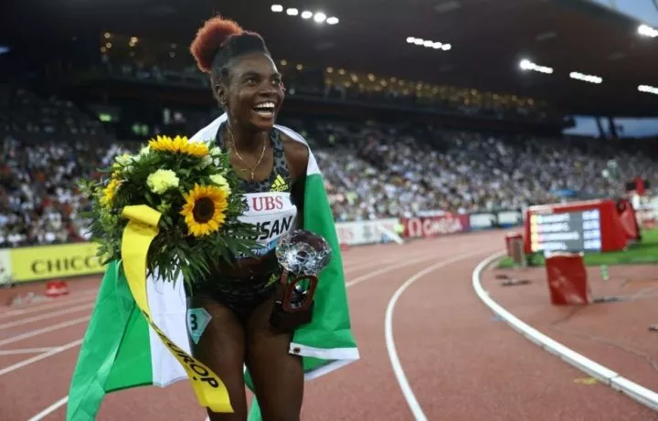 Tobi Amusan Breaks Record With 100m Hurdles Win at Diamond League in Morocco Tobi Amusan Breaks Record With 100m Hurdles Win at Diamond League in Morocco