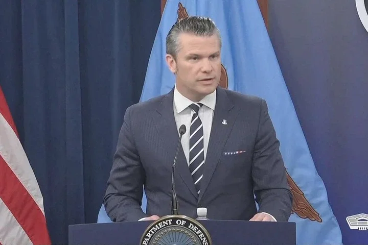 US strikes against Iran not aimed at regime change, Pentagon chief says US strikes against Iran not aimed at regime change, Pentagon chief says