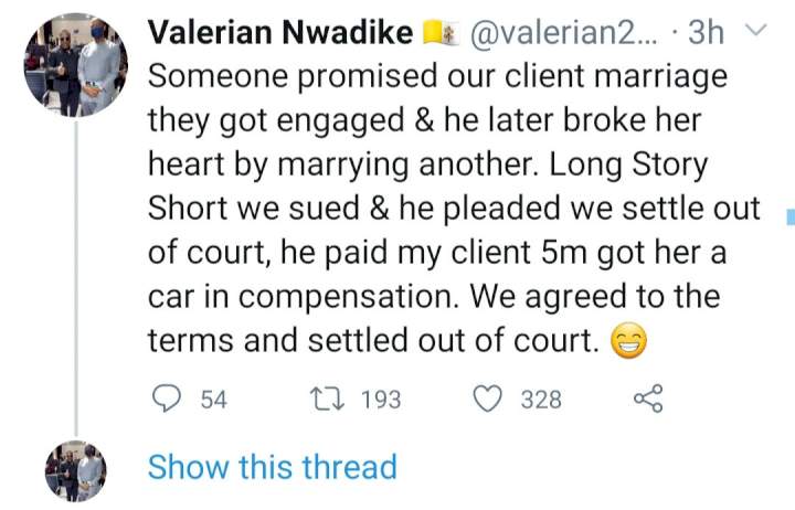 Man 'ordered to give his ex-fiancee 5 million and a car' for marrying someone else after promising her marriage