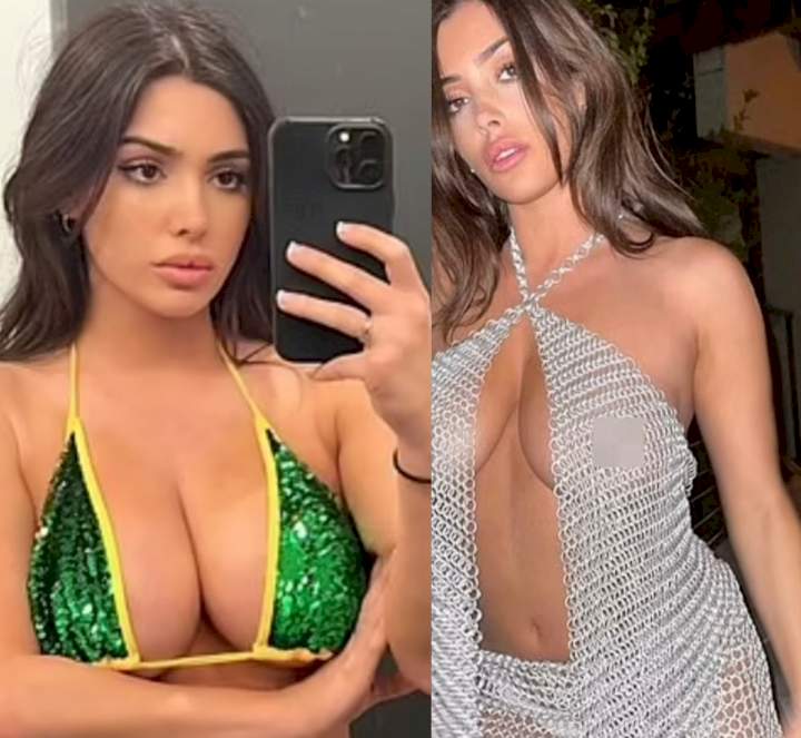 Kanye West's new wife Bianca Censori leaves little to the imagination in revealing photos taken before they secretly married