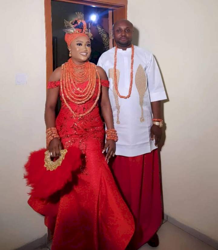 Lovely photos and video from the traditional wedding of Davido's aide, Israel DMW