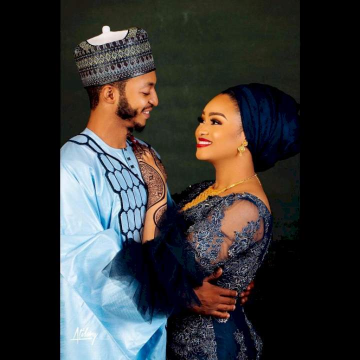 'Who says social media relationship is a lie?' - Jigawa governor's son, Abdulrahman and fiancée Affiya wed after meeting on Snapchat