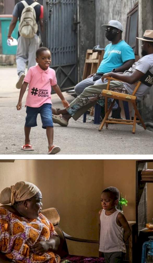 5-Year-Old 'Mummy Calm Down' Boy, Joins Nollywood, As He Bags First Movie Role As Son Of Eniola Badmus