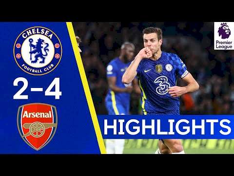 Chelsea 2 - 4 Arsenal (Apr-20-2022) Premier League Highlights
