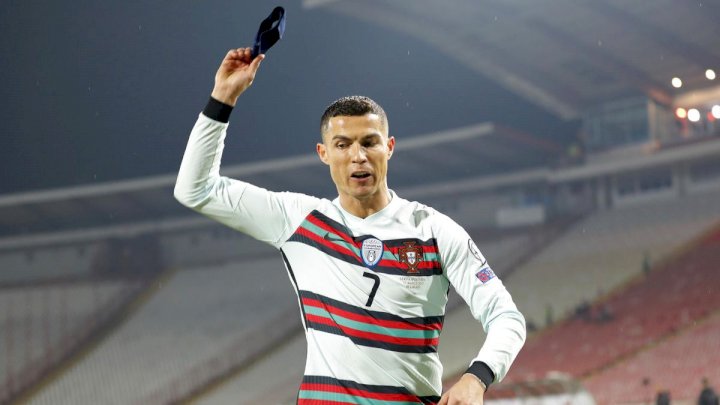 Cristiano Ronaldo’s dumped captain’s armband sold for $75,000