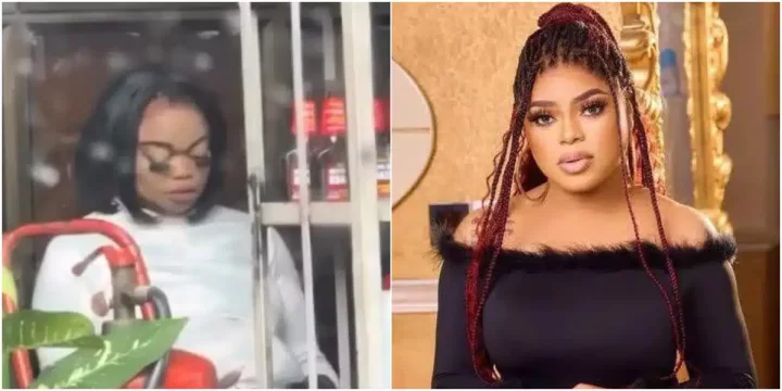 "This one na step-mommy of Lagos" - Reactions as Bobrisky's lookalike is spotted