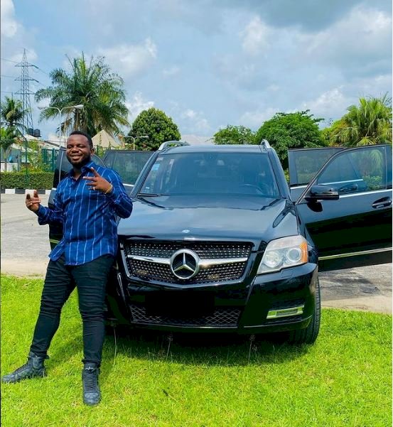 Comedian, Mr. Funny acquires a brand new Mercedes Benz SUV (See Photo)