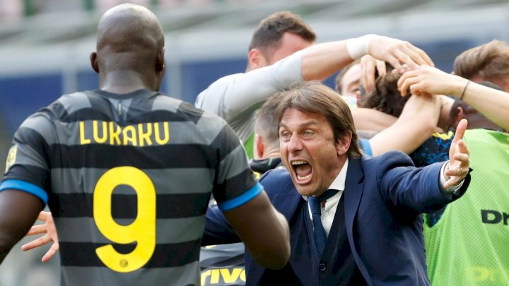 Serie A: We'll go to sleep very happy - Conte reacts as Inter Milan win title