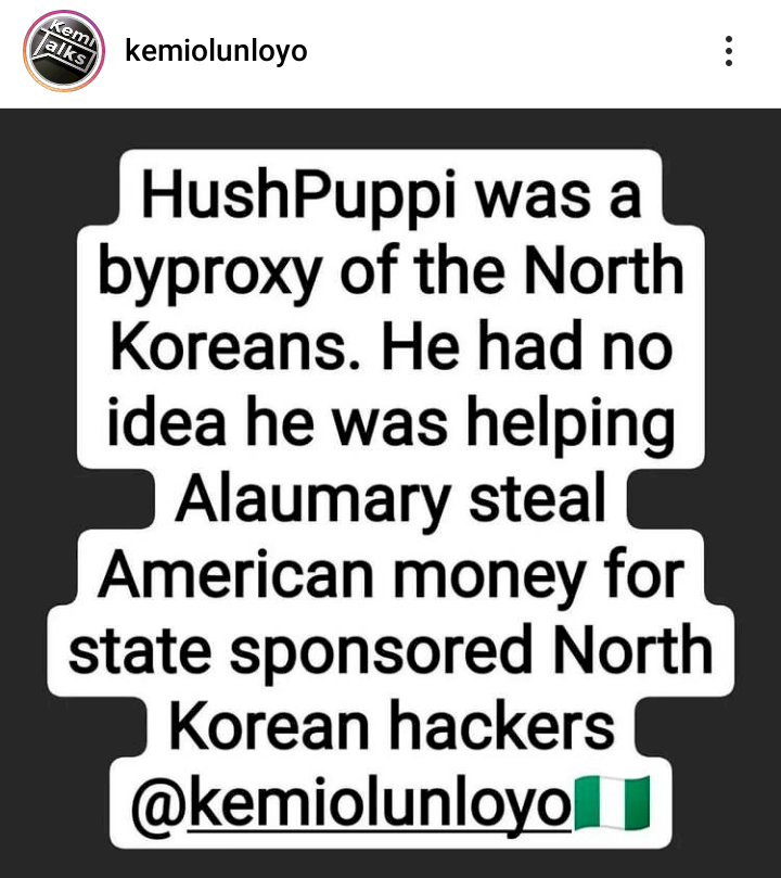 'Hushpuppi stole America's money for North Korean hackers, but never knew' - Kemi Olunloyo reveals