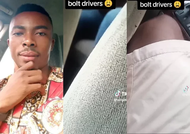 "I can't bear it again" - Bolt driver orders female passenger with body odour out of his car (Video)