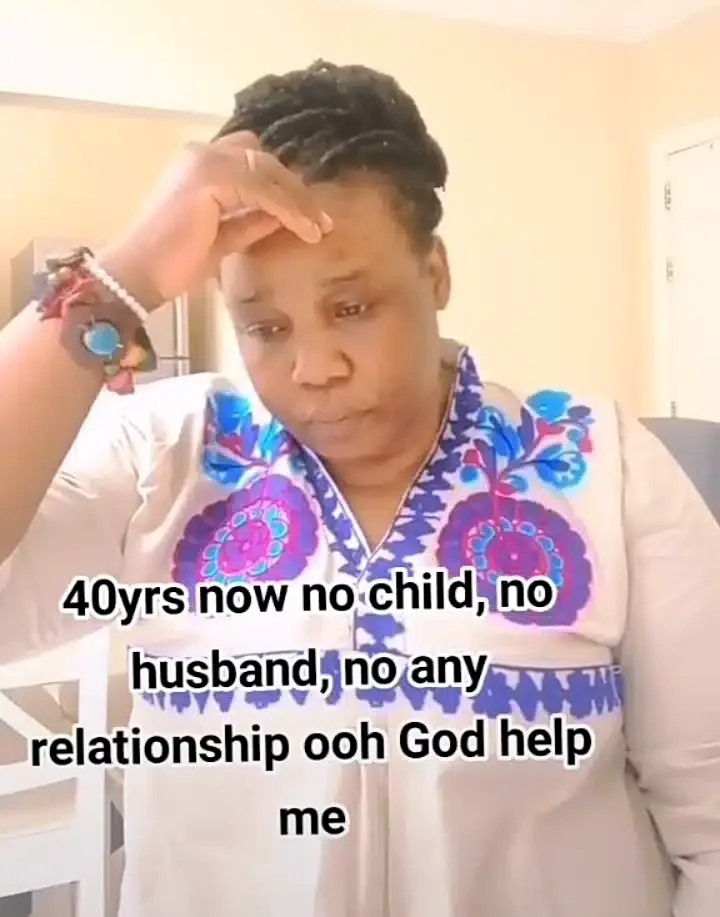 'No child, no husband' - Single 40-year-old lady laments (video)