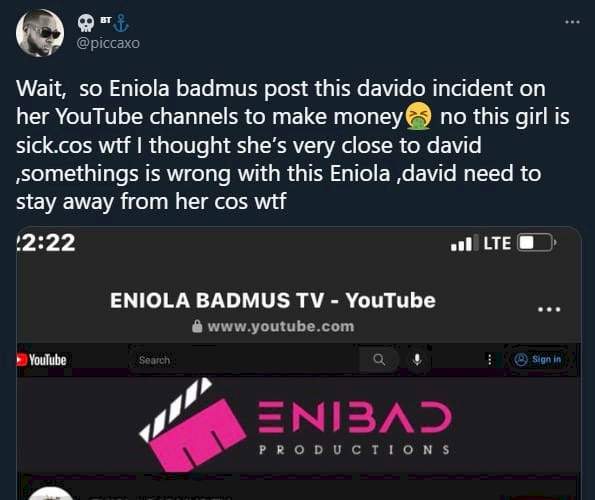 'God protect us from a friend like this' - Eniola Badmus under fire for monetizing Ifeanyi's demise
