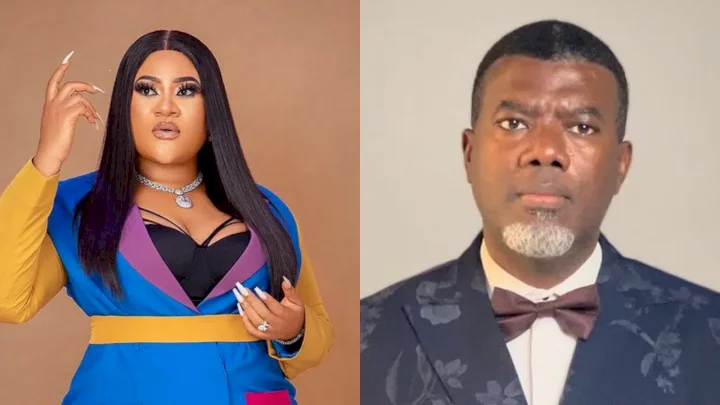 "I am sure the woman you married is tired of that marriage" - Nkechi Blessing Sunday blasts Reno Omokri after he compared her to Tinubu