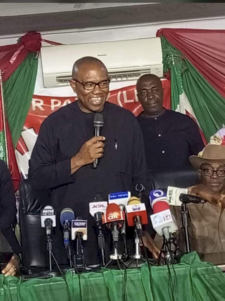 Peter Obi receives Labour party's certificate of return as its Presidential Candidate (photos)