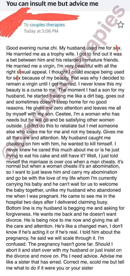 Woman left heartbroken after finding out husband married her as a result of 'bet' with friends