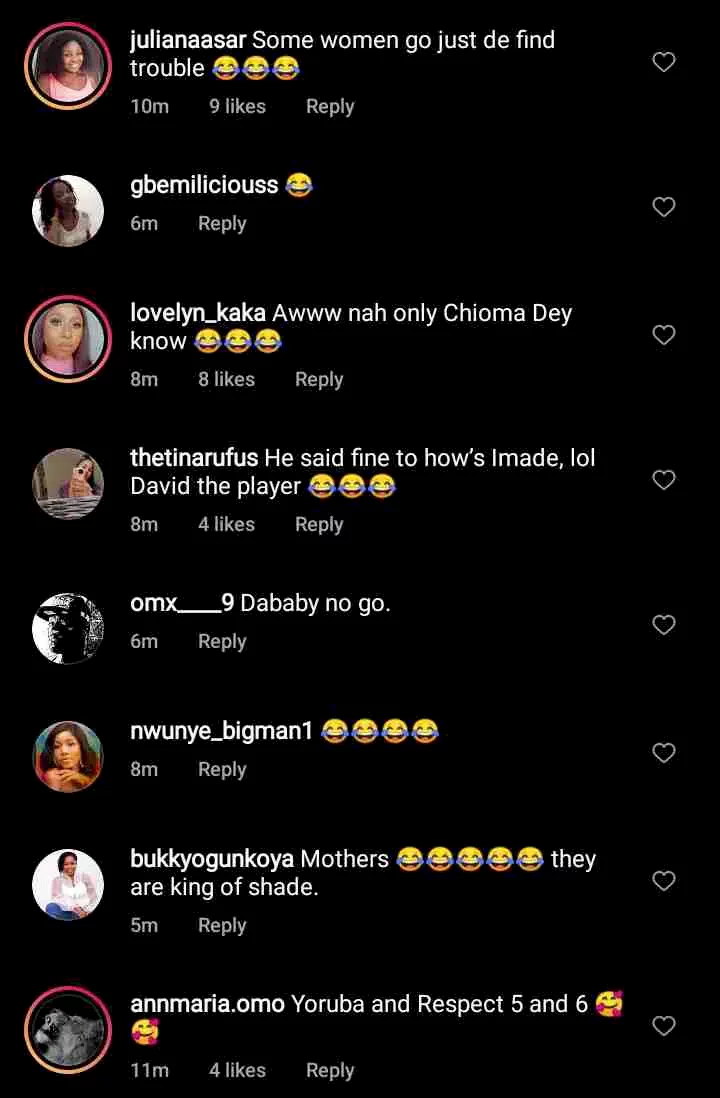 'Women go just dey find trouble' - Fans react to Davido's response to question about Chioma Rowland thrown at him by some elderly women (Video)