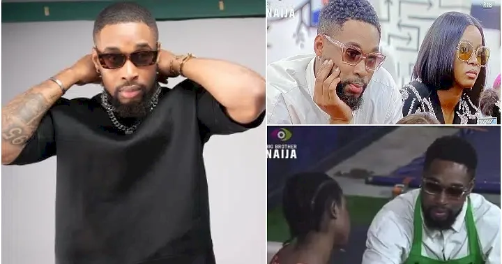 BBNaija: 'You're the love of my life and I want your family to know how well I treat you' - Sheggz to Bella (Video)