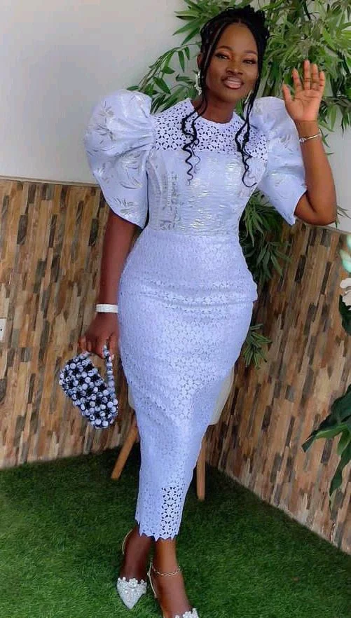 20 Beautiful White Lace Gowns For Stylish Ladies To Try Out