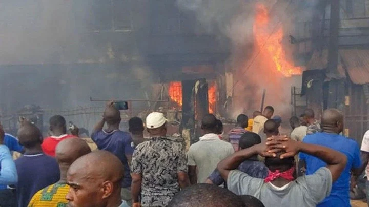 What Caused the Fire at Mandilas Market in Lagos