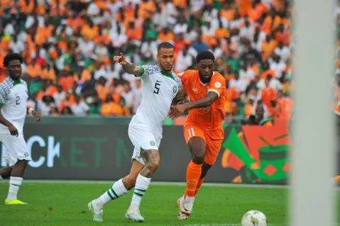 William Troost Ekong was impressive in the game against Ivory Coast.