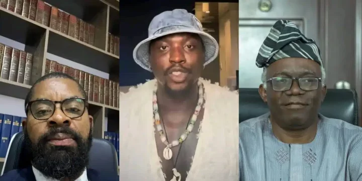 Deji Adeyanju queries Femi Falana's silence on Verydarkman's arrest Deji Adeyanju queries Femi Falana's silence on Verydarkman's arrest