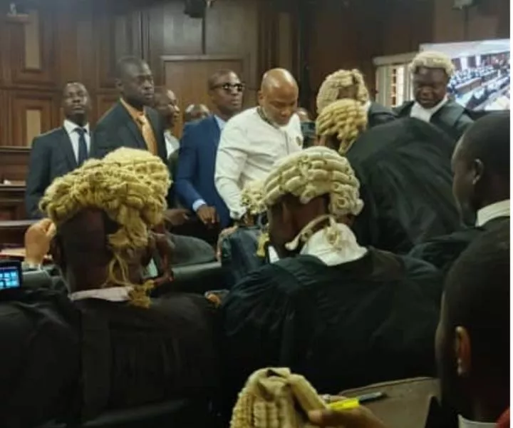 We did not find weapon of terrorism on Kanu during arrest in Lagos - DSS witness tells court We did not find weapon of terrorism on Kanu during arrest in Lagos - DSS witness tells court