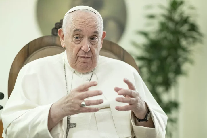 Pope warns of AI dangers