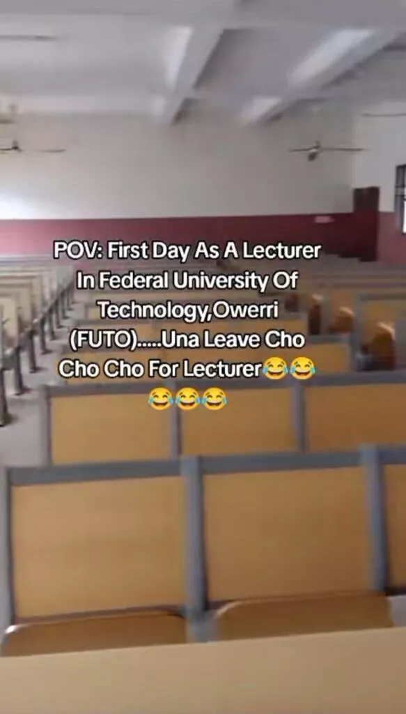 Lecturer vents as no students attend his first class