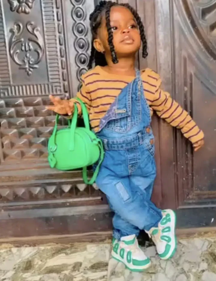 Little girl cries a storm as mother refused to take her out after dressing up