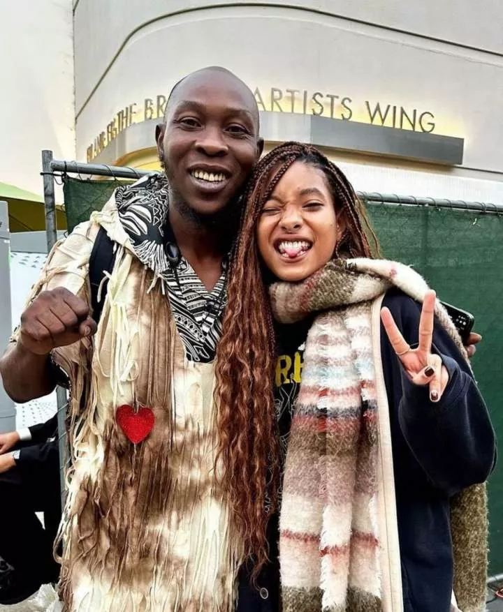 Will Smith's daughter Willow Smith starstruck as she meets Seun Kuti