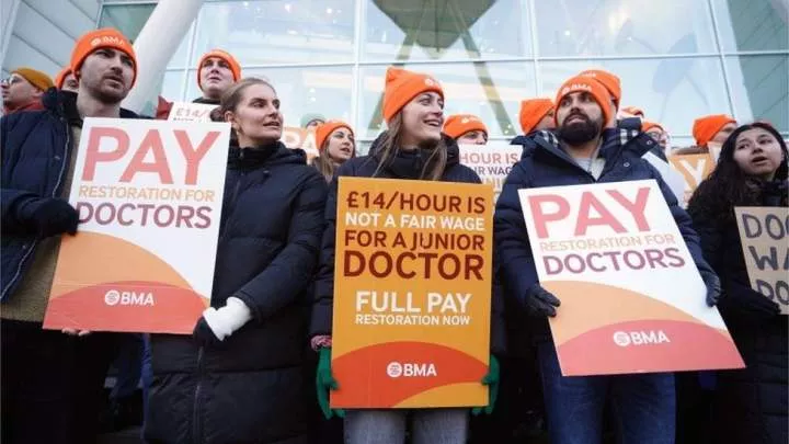 Doctors in UK prepare for longest strike in NHS history