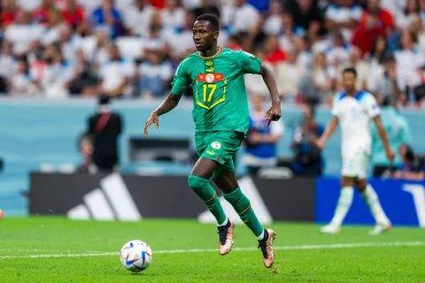 Pape Matar Sarr in action for Senegal (IMAGO)